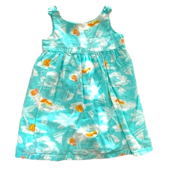 Gymboree Other - Gymboree aqua beach print dresses